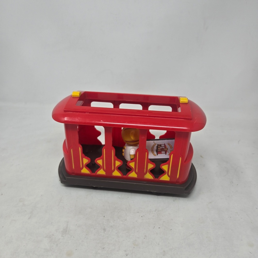 Daniel Tiger's Pull n Go Neighborhood Trolley Toy Red Fred Rogers Company